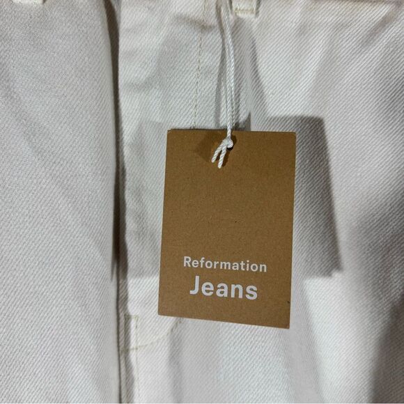 REFORMATION JEANS MYLES MAXI SKIRT IN CREME SIZE 26 NWT - Picture 5 of 7